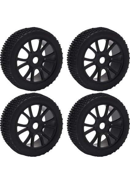 4 Adet Rc Lastik Lastikler 12 Delik Mükemmel Kavrama Kuvveti Yastıklama Fonksiyonu Rc Tekerlek Jant Lastikleri 1/8 Rc Araba Için (Yurt Dışından)