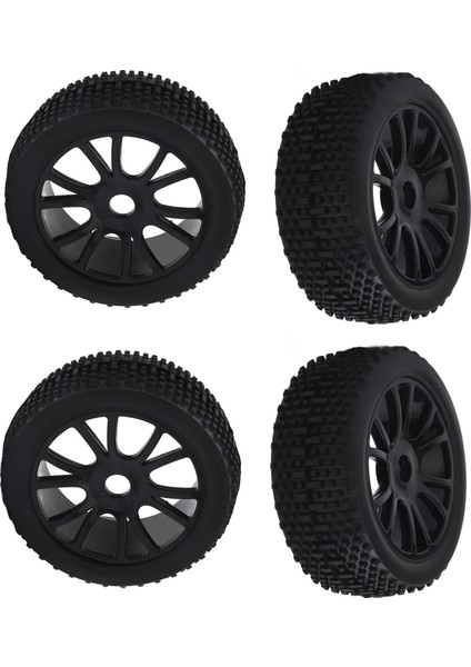 4 Adet Rc Lastik Lastikler 12 Delik Mükemmel Kavrama Kuvveti Yastıklama Fonksiyonu Rc Tekerlek Jant Lastikleri 1/8 Rc Araba Için (Yurt Dışından)