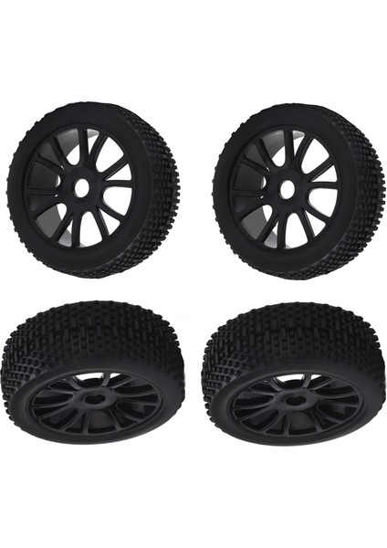4 Adet Rc Lastik Lastikler 12 Delik Mükemmel Kavrama Kuvveti Yastıklama Fonksiyonu Rc Tekerlek Jant Lastikleri 1/8 Rc Araba Için (Yurt Dışından)