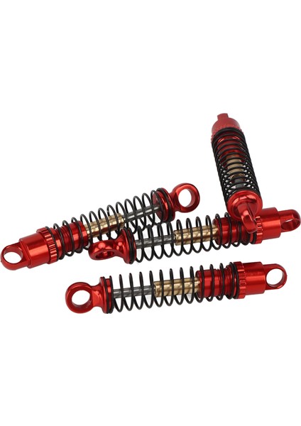 4 Adet Rc Amortisör Seti Rc Damperler 43MM Alüminyum Dişli Amortisör Eksenel SCX24 1/24 Paletli Kırmızı (Yurt Dışından) fırsatları