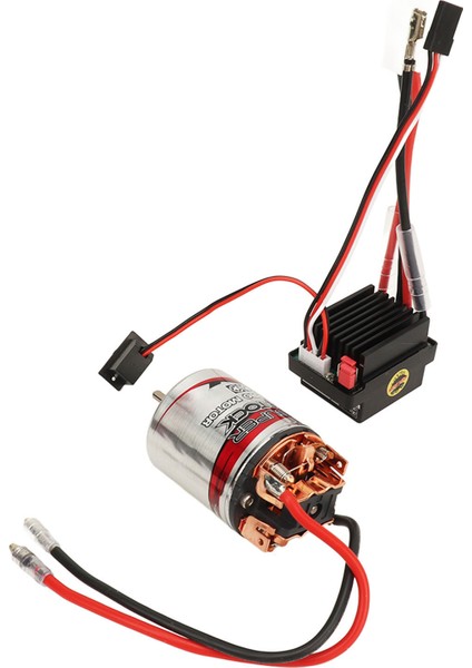 540 Fırçalı Motor 320A Fırçalı Esc Doğru Fırçalı Motor Esc Seti Traxxas Rc Araba Için 7.4 V 22T (Yurt Dışından)
