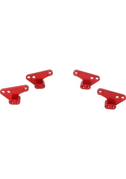 2 Pairs Rc Cnc Şok Kulesi Dağı Alüminyum Alaşımlı Aşınmaya Dalı Ön Arka Şok Kulesi Dağı Traxxas 1/10 Maxx Kırmızı (Yurt Dışından) modelleri