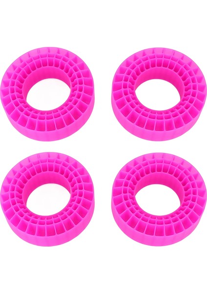 4 Adet Rc Lastik Köpük Ek 3 Kat Içi Boş Su Geçirmez Sıcaklığa Dalı Silikon Rc Araba Lastiği Köpük 1/10 Rc Araba Için 1.9 Inç Lastik Gül Kırmızı (Yurt Dışından)