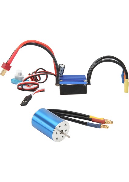 Rc Fırçasız Motor Esc 2435 4800KV Fırçasız Motor 25A Fırçasız Esc Traxxas Hsp Wltoys 1/16 1/18 Rc Araba (Yurt Dışından)