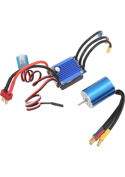 Rc Fırçasız Motor Esc 2435 4800KV Fırçasız Motor 25A Fırçasız Esc Traxxas Hsp Wltoys 1/16 1/18 Rc Araba (Yurt Dışından) modelleri