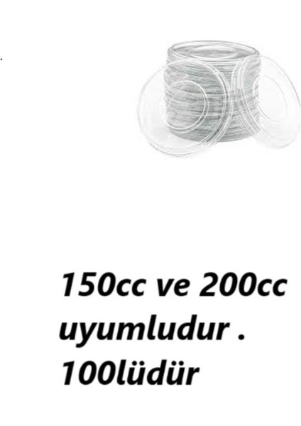 Plastik Supangle Kase Kapağı 100LÜ