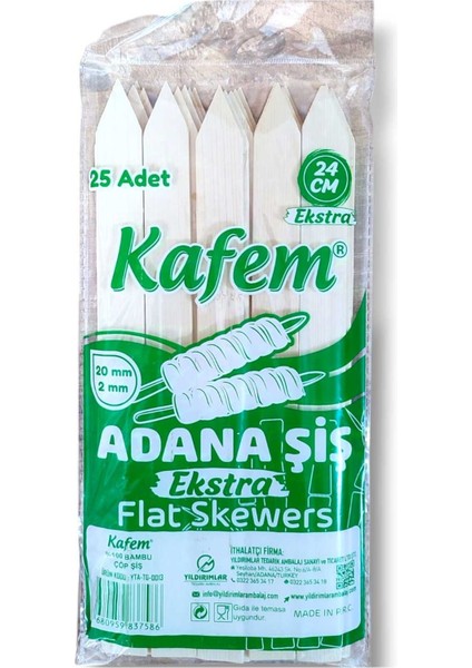 Adana Şiş 24CM 2 Paket 25X2 Adet