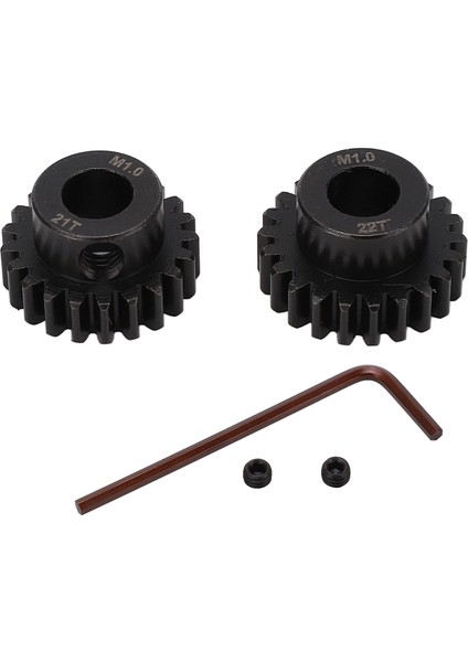 25DP 1.0m 8mm Rc Motor Pinyon Dişli Seti 21T 22T Krom Molibden Çelik Motor Dişlileri 1/5 1/6 1/7 Rc Model Araba Için (Yurt Dışından)
