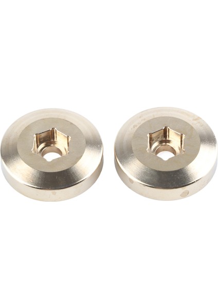 2 Adet Pirinç Tekerlek Ağırlıkları 1.9 2.2 In Rc Paletli Araba Hex Hub Adaptörü Modeli Yükseltme Parçaları 9mm (Yurt Dışından) fırsatları
