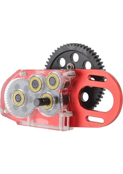 2 Düşük Şanzıman Motor Dişli Çift Hızlı Şanzıman Hafif Rc Araba Şanzıman SCX10 Iı Iıı Capra 1/10 Kırmızı (Yurt Dışından) modelleri