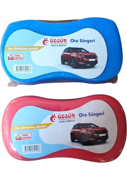 Otomobil Temizleme Süngeri 2 Adet