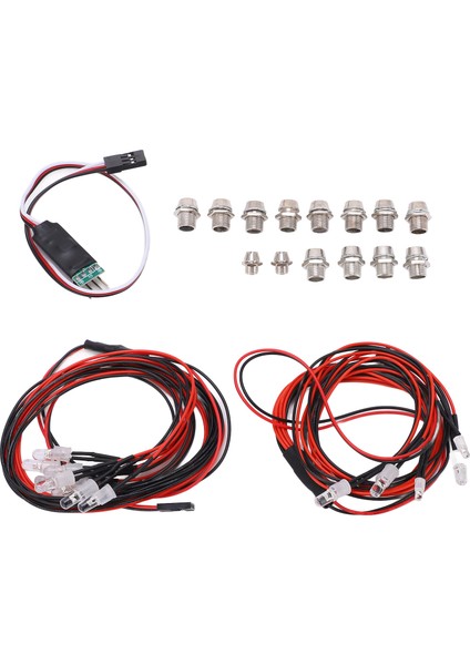 Rc Araba Flaş Işık Lambası Sistemi 6 Lamba 8 Lamba Dalı Rc Araba LED Işık Kiti (Yurt Dışından) fiyatları