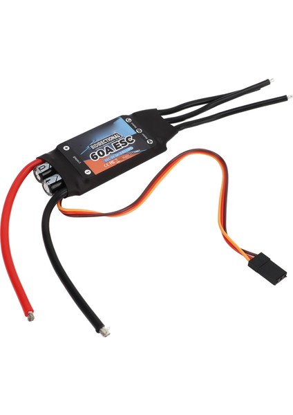 Siyah 60A Çift Yönlü Fırçasız ESC Hızlı Tepki Fırçasız Elektrikli Hız Kontrol RC Araba Tekne için (Yurt Dışından) fırsatları
