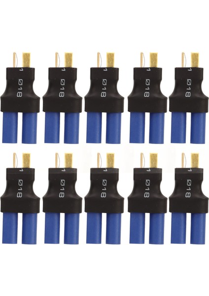 10 Adet Ec5 Dişi T Erkek Adaptör Mavi Siyah 10X20X47MM Ka Plastik Bakır Ec5 Konnektör Fişi Rc Tekne Için (Yurt Dışından) fiyatları