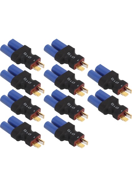 10 Adet Ec5 Dişi T Erkek Adaptör Mavi Siyah 10X20X47MM Ka Plastik Bakır Ec5 Konnektör Fişi Rc Tekne Için (Yurt Dışından) modelleri