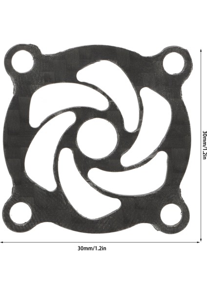 30X30MM Soğutma Fan Kapağı Karbon Fiber Rc Elektrik Motoru Fan Isı Dağılımı Kapak B (Yurt Dışından)