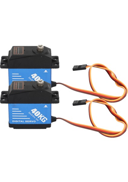 2 Adet 40KG Rc Servo Dişli Direksiyon Servo Yüksek Tork Su Geçirmez Metal Dişli Servo 25T Servo Kol 1/10 1/8 Rc Arabalar Için Mavi (Yurt Dışından) fiyatları