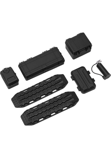 Rc Araba Simülasyon Dekorasyon Seti Simülasyon Valiz Araç Yangın Söndürücü Kaçış Tahtası Seti 1/18 1/24 Rc Arabalar Için Siyah (Yurt Dışından) modelleri