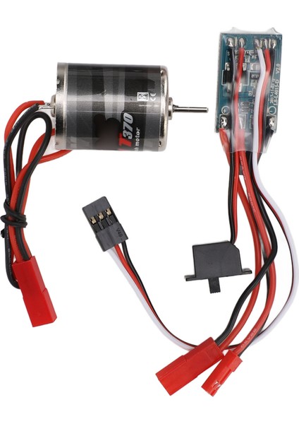 Rc Fırçalı Motor Esc Combo Paslanmaz Çelik Düşük Gürültü Jst Fiş 31 T Fırçalı Motor ve 30A Fırçalanmış Esc Için 1/16 1/18 Rc Arabalar (Yurt Dışından)