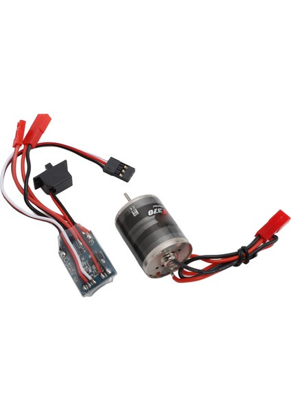 Rc Fırçalı Motor Esc Combo Paslanmaz Çelik Düşük Gürültü Jst Fiş 31 T Fırçalı Motor ve 30A Fırçalanmış Esc Için 1/16 1/18 Rc Arabalar (Yurt Dışından)
