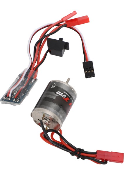 Rc Fırçalı Motor Esc Combo Paslanmaz Çelik Düşük Gürültü Jst Fiş 31 T Fırçalı Motor ve 30A Fırçalanmış Esc Için 1/16 1/18 Rc Arabalar (Yurt Dışından)