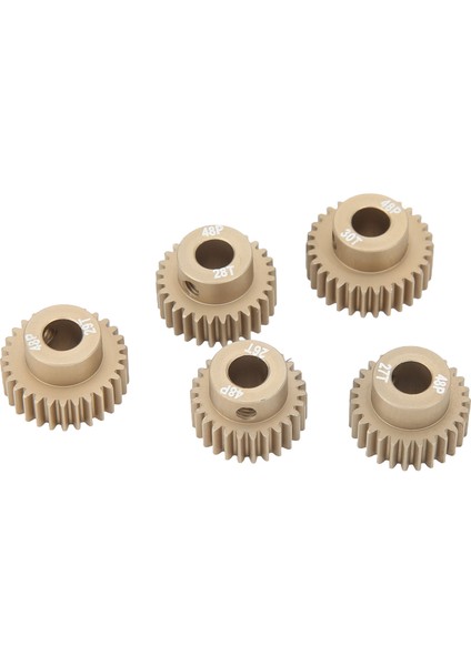 48DP 0.53 M 5mm Rc Motor Dişli Sabit Vida Deliği ile Motor Pinyon Dişli 1/10 Rc Model Araba Için (Yurt Dışından)