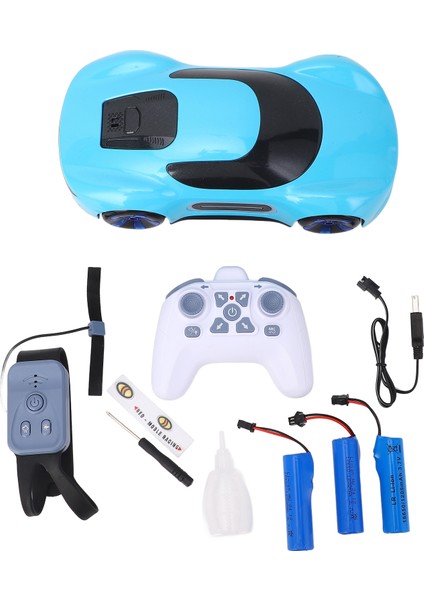 Uzaktan Kumanda Sürüklenme Araba Uzaktan Kumanda Sprey Araba 2.4 Ghz ile Çift Sprey Hareket Algılama Kontrol Izle Işık Ses Için Çocuk Erkek Kız (Yurt Dışından)
