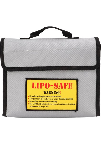 Pil Patlamaya Dalı Çanta Alevfiber Griz Lityum Pil Koruyucu Güvenlik Çantası (Yurt Dışından)