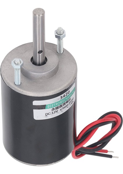 12V 30W Yüksek Hızlı Sabit Mıknatıslı Dc Motor 3420 Ileri Geri 3000RPM Elektrikli Sabit Mıknatıslı Motor (Yurt Dışından) indirimleri