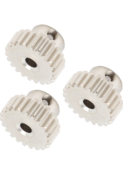 3 Adet Metal Motor Dişlileri Ayar Vidaları ile M0. 6 Modülü 3.175 mm Delik Çapı Pinyon Dişli Için 1/10 Rc Araba Kamyon 22T (Yurt Dışından) fırsatları