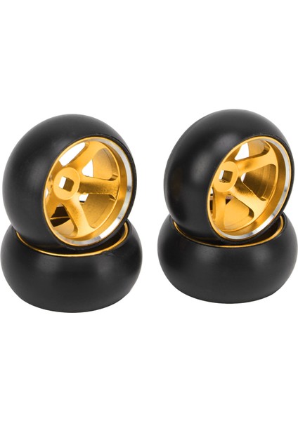 4 Adet Rc Araba Lastikleri ve Jantları Wltoys K989 K969 P939 284131 1/28 Uzaktan Kumandalı Araba Altın (Yurt Dışından)