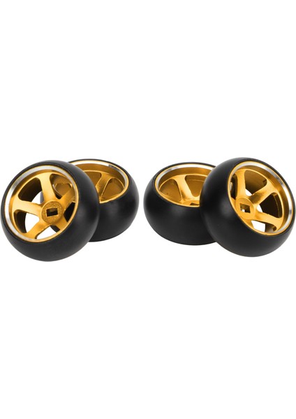 4 Adet Rc Araba Lastikleri ve Jantları Wltoys K989 K969 P939 284131 1/28 Uzaktan Kumandalı Araba Altın (Yurt Dışından) modelleri