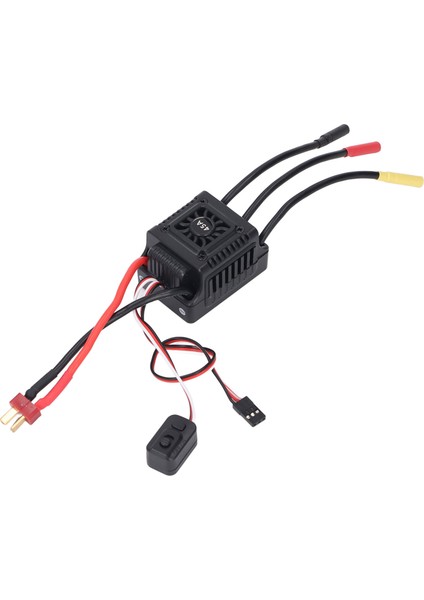 Fırçasız Rc Esc Su Geçirmez Hız Kontrol Cihazı T Fiş 2 Ila 3s 1/10 1/12 1/14 1/16 Rc Araba Fırçasız Motor 45A (Yurt Dışından) modelleri