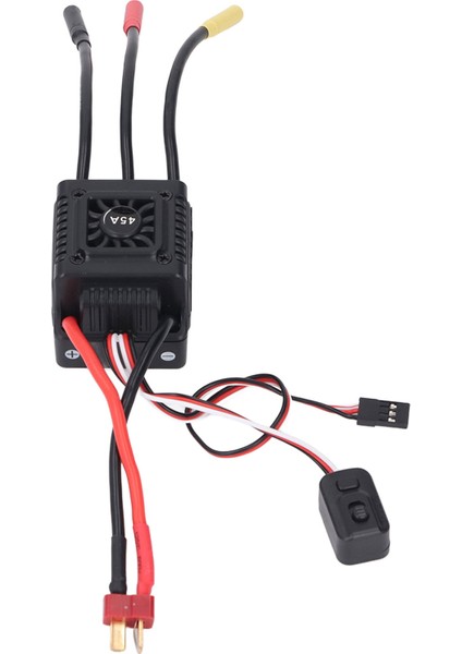 Fırçasız Rc Esc Su Geçirmez Hız Kontrol Cihazı T Fiş 2 Ila 3s 1/10 1/12 1/14 1/16 Rc Araba Fırçasız Motor 45A (Yurt Dışından) fırsatları