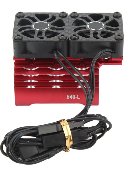 36MM Rc Motor Fan Soğutma Isı Emici 28000RPM 8.4V Çift Fanlı Rc Fırçasız Motor Isı Emici Kapağı 540 550 Motor Kırmızı (Yurt Dışından) fiyatları