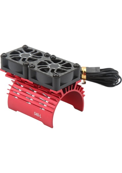 36MM Rc Motor Fan Soğutma Isı Emici 28000RPM 8.4V Çift Fanlı Rc Fırçasız Motor Isı Emici Kapağı 540 550 Motor Kırmızı (Yurt Dışından) fırsatları