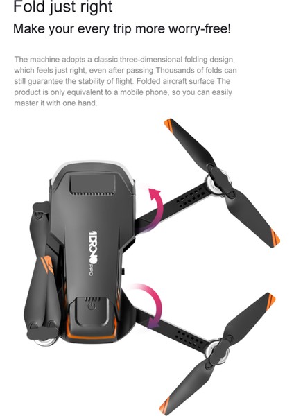 Uzaktan Kumandalı Drone Kamera ile 4K Çift Kamera 3 Taraflıden Kaçınma Optik Akış Hover Uzaktan Kumandalı Quadcopter Çocuklar Yetişkinler Için (Yurt Dışından)
