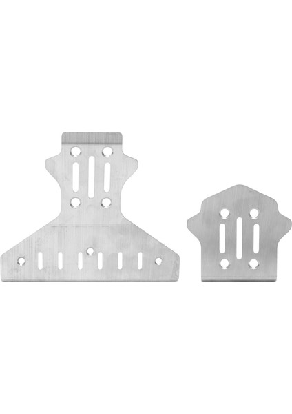 Rc Şasi Zırhı Paslanmaz Çelik Ön Arka Rc Araba Gövde Koruyucu Zırh King Motor Km 1/7 Rc Araba Gümüş (Yurt Dışından)