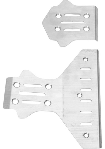 Rc Şasi Zırhı Paslanmaz Çelik Ön Arka Rc Araba Gövde Koruyucu Zırh King Motor Km 1/7 Rc Araba Gümüş (Yurt Dışından) indirimleri