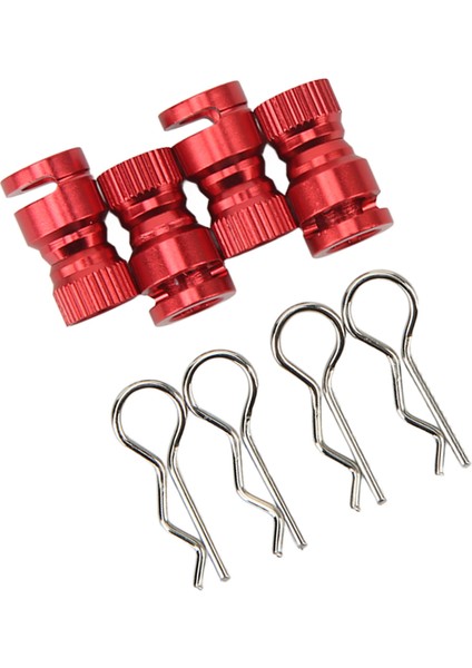 4 Adet Metal Rc Vücut Kabuk Montaj Sütun Delik Bulucu Manyetik Araba Kabuk Delik Bulucu Pc Pvc Kabuk Rc Araba Kırmızı (Yurt Dışından) fiyatları