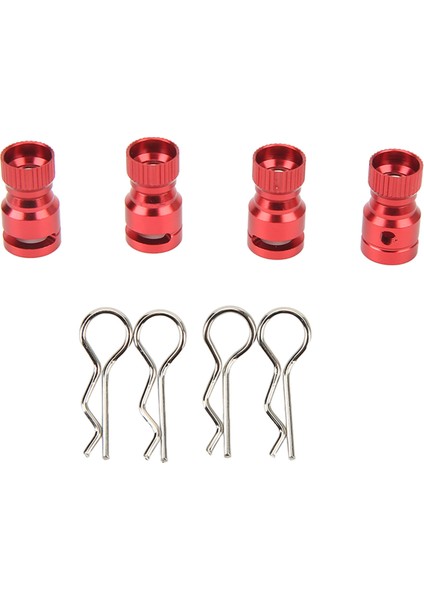 4 Adet Metal Rc Vücut Kabuk Montaj Sütun Delik Bulucu Manyetik Araba Kabuk Delik Bulucu Pc Pvc Kabuk Rc Araba Kırmızı (Yurt Dışından) fırsatları