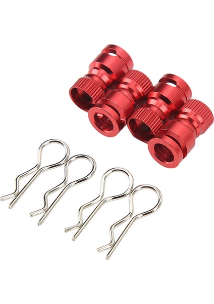 4 Adet Metal Rc Vücut Kabuk Montaj Sütun Delik Bulucu Manyetik Araba Kabuk Delik Bulucu Pc Pvc Kabuk Rc Araba Kırmızı (Yurt Dışından) indirimleri