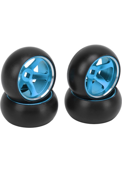 4 Adet Rc Araba Lastikleri ve Jantları Wltoys K989 K969 P939 284131 1/28 Uzaktan Kumandalı Araba Mavi (Yurt Dışından)