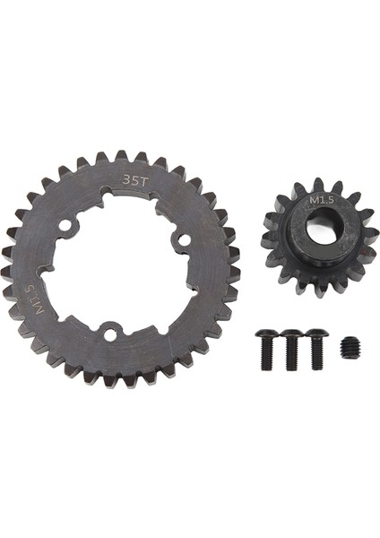 35T Düz Motor Dişli Seti Çelik Rc Düz Dişli Pinyon Traxxas x Maxx 6s 8s 1/5 Rc Araba 17T (Yurt Dışından)
