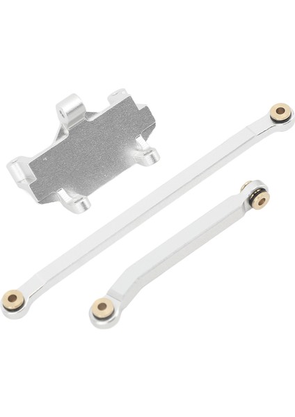 Servo Montaj Direksiyon Bağlantıları Seti Alüminyum Alaşım Rc Araba Direksiyon Servo Montaj Için Parçaları Yükseltme Hobbyplus 1/18 4WD CP18P Gümüş (Yurt Dışından) modelleri