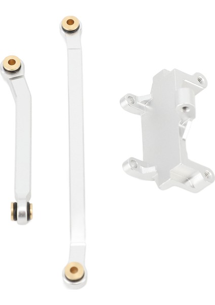 Servo Montaj Direksiyon Bağlantıları Seti Alüminyum Alaşım Rc Araba Direksiyon Servo Montaj Için Parçaları Yükseltme Hobbyplus 1/18 4WD CP18P Gümüş (Yurt Dışından) fırsatları