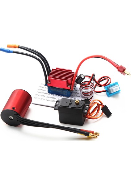 S2838 3800KV Fırçasız Motor ile 35A Fırçasız Esc 2.2 kg Servo Için Yedek 1/14 1/16 Hsp Traxxas Wltoys Rc Araba Kamyon (Yurt Dışından)