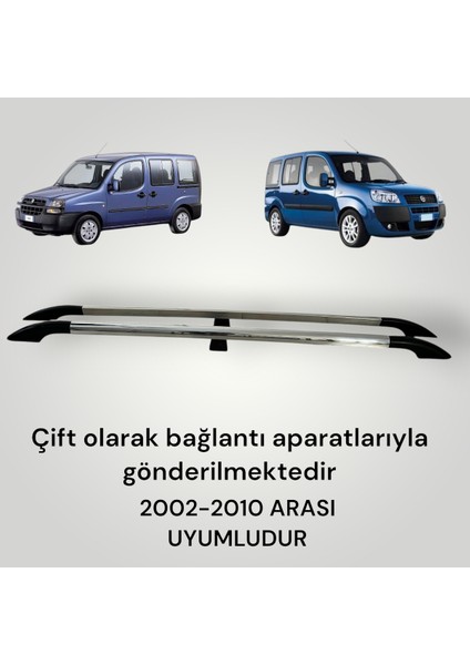 Tavan Çıtası Fiat Doblo 2002-2010 Kısa Şase Uyumlu