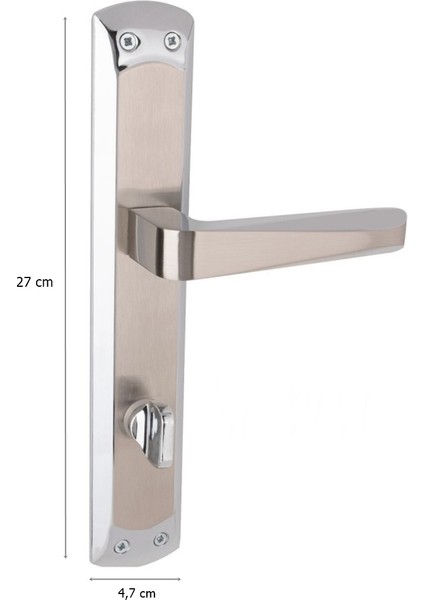 Arpat Rosa Grand Lüx Alüminyum Kapı Kolu Krom Saten Wc fiyatları