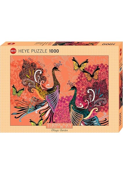 Peacocks & Butterflies 1000 Parça Puzzle